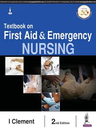 Textbook On First Aid And Emergency Nursing