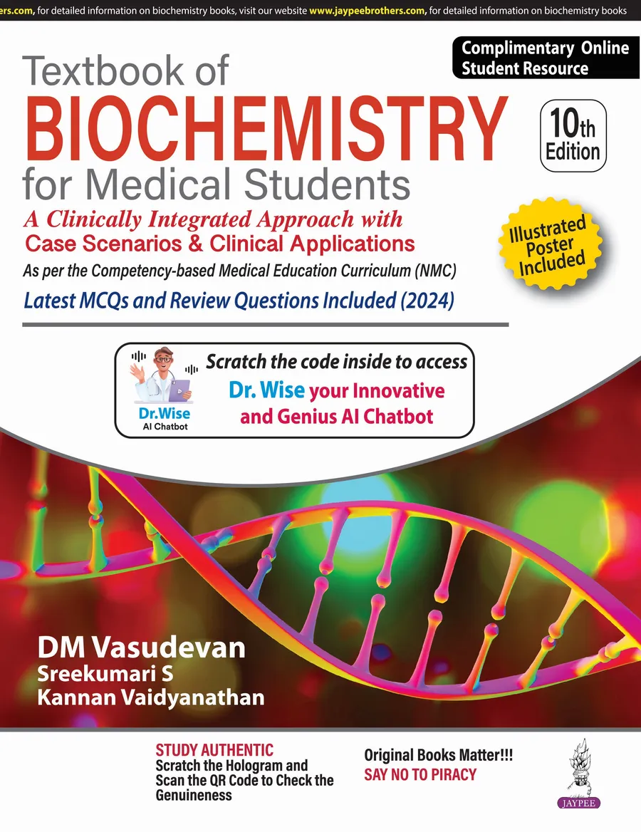 Image of - Textbook of Biochemistry for Medical Students