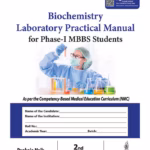 Biochemistry Laboratory Practical Manual For Phase-I Mbbs Students