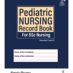 Pediatric Nursing Record Book For Bsc Nursing
