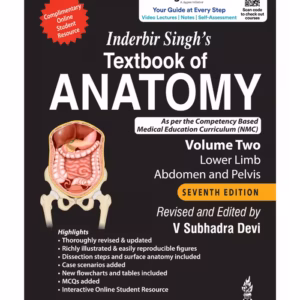 Inderbir Singh’S Textbook Of Anatomy (Volume 2: Lower Limb, Abdomen And Pelvis)